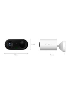 Kaufen IMOU KIT-IPC-B32P-FSP12-IMOU Kit Akku-Kamera Cell Go 3MP  
- WiFi 2,4 GHz / 5000 mAh / 3W-Solarpanel  
- 2,8 mm / IR 2