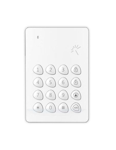 Acheter CHUANGO KP-700 Clavier autonome - Sans fil - Antenne interne - Permet l’armement/le désarmement - Compatible avec des po