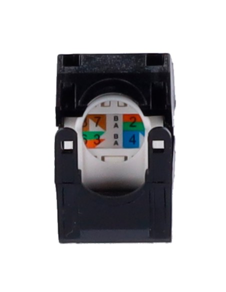 Conector de cabo UTP OEM KS6-TL180-BK - Conector RJ45 Saída - Categoria UTP compatível 6 - fácil instalação sem necessidade 