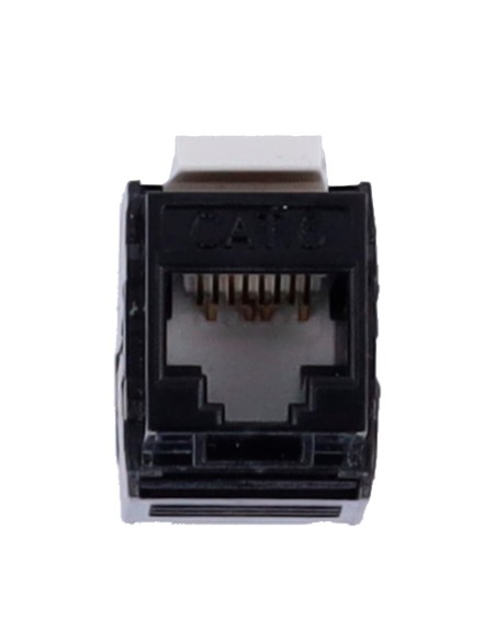 Conector de cabo UTP OEM KS6-TL180-BK - Conector RJ45 Saída - Categoria UTP compatível 6 - fácil instalação sem necessidade 