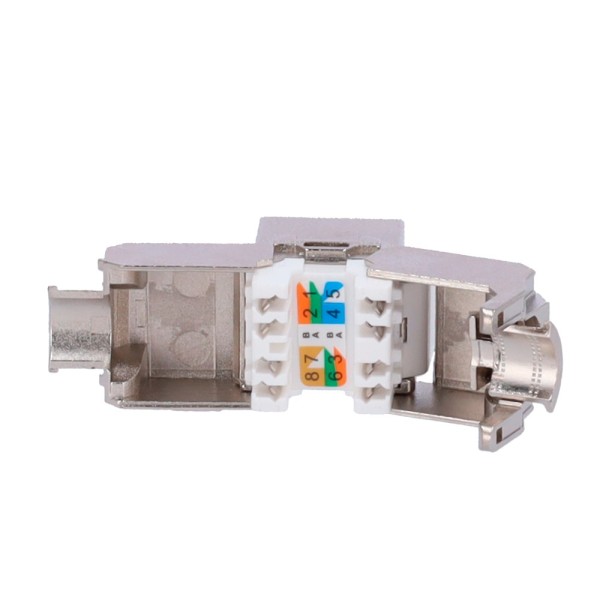 Conector de cabo FTP OEM KS6A-FTP-TL180 - Conector de saída RJ45 - Categoria FTP compatível 6A - fácil instalação sem necessidad