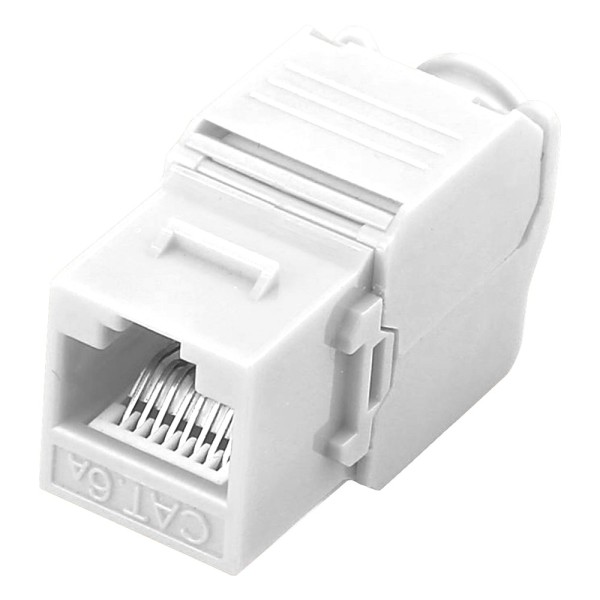 OEM KS6A-TL180 Conector UTP Cable Connector - RJ45 Conector de saída - Categoria compatível com UTP 6A - fácil instalação sem ne