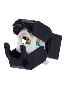 Comprar OEM KS6A-TL180-BK Conector para cables UTP - Conector salida RJ45 - Compatible UTP categoría 6A - Fácil instalación sin 