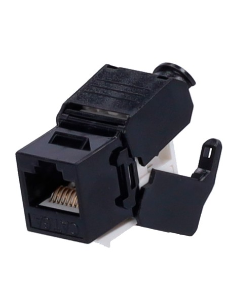Comprar OEM KS6A-TL180-BK Conector para cables UTP - Conector salida RJ45 - Compatible UTP categoría 6A - Fácil instalación sin 