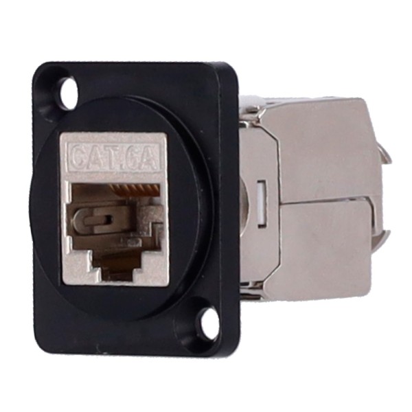 OEM KS6A-TL180-Wall Connector para Cabos UTP - Conector Saída RJ45 - Compatível Categoria UTP 6 - Fácil Instalação sem necessida