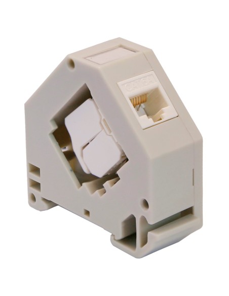 OEM KS6A-UTP-TL180-DIN Cable Connector UTP - Conector RJ45 Saída - Compatível Categoria UTP 6A - Fácil Instalação sem NEC