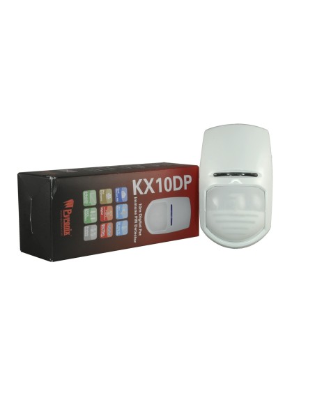 Pyronix KX10DP Pir Detector antimascotas - Adequado para uso interno - 1 sensor de infravermelho duplo - fiação - intervalo de d