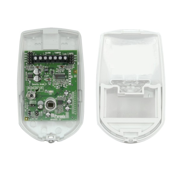 Pyronix KX18DC Detector de cortina do tipo PIR - Adequado para uso interno - 1 sensor infravermelho duplo - fiação - intervalo d