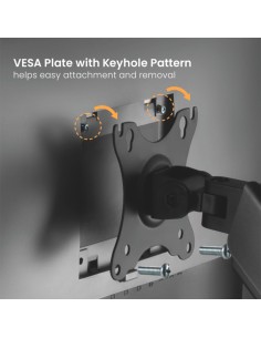 Comprar OEM LDT46-C024E Brazo para dos monitores - Instalación en mesa - Peso soportado 9 Kg/Brazo LDT46-C024E 2