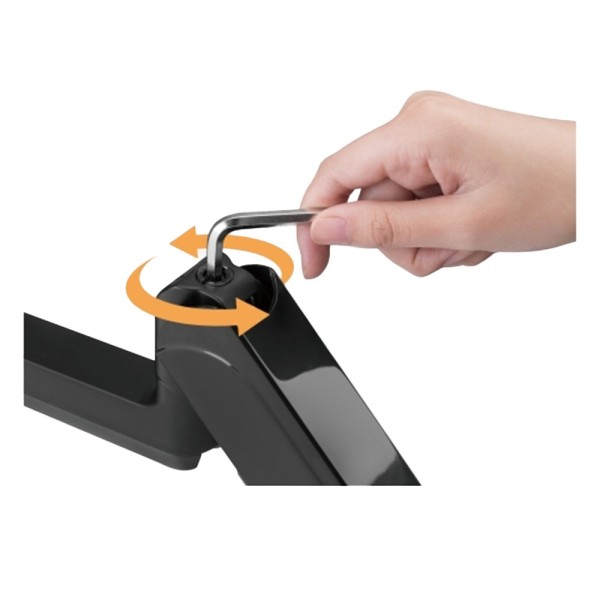 Acquista OEM LDT48-C024 braccio per due monitor - Installazione su scrivania - Peso supportato 9 kg/braccio