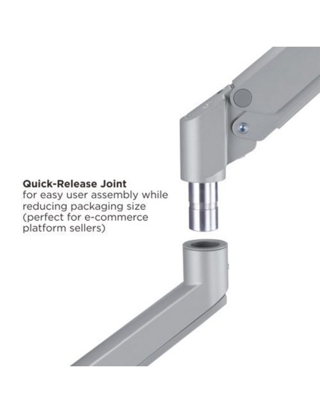 OEM LDT62-C012P Braço para monitor - Instalação na tabela - Peso suportado 9 kg