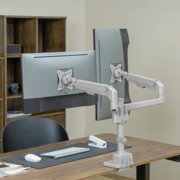 Acquistare OEM LDT62-C024P-GREY Braccio per due monitor - Installazione da tavolo - Peso supportato 9 kg/braccio