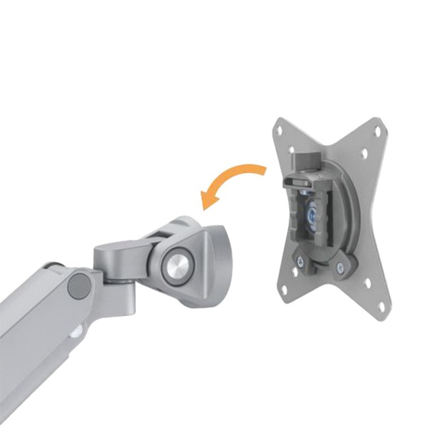 Comprar OEM LDT62-C024P-GREY Brazo para dos monitores - Instalación en mesa - Peso soportado 9 Kg/Brazo LDT62-C024P-GREY