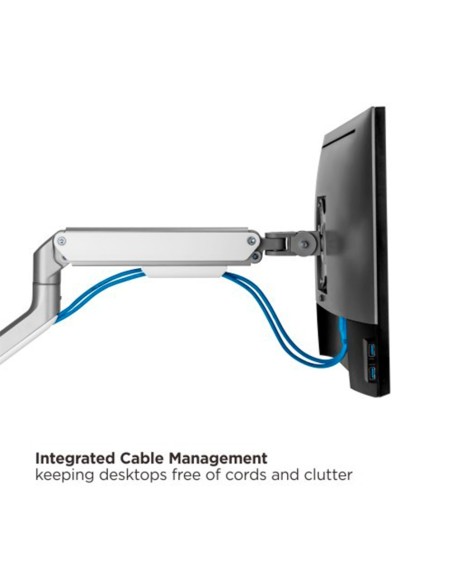 Comprar OEM LDT63-C012-SILVER Brazo para monitor - Instalación en mesa - Peso soportado 9 Kg LDT63-C012-SILVER