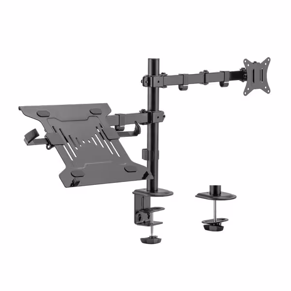 Comprar BRATECK LUMI LDT66-C024ML Brazo para monitor y PC - Instalación en mesa - Peso soportado 9 Kg + 4 Kg
