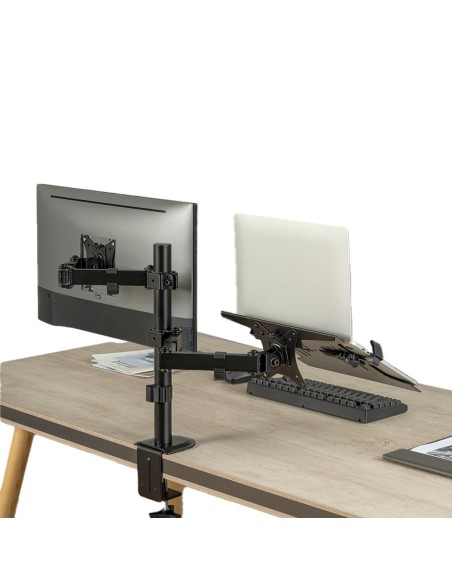 OEM LDT66-C024ML Braço para Monitor e PC - Instalação da Tabela - Peso Suportado 9 kg + 4 kg