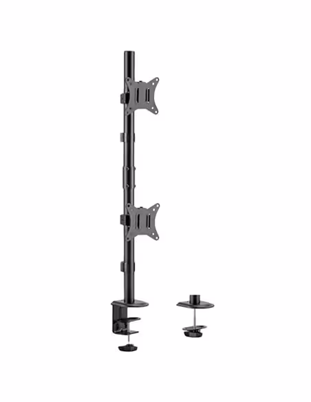 Comprar BRATECK LUMI LDT66-C02V Poste para dos monitores - Instalación en mesa - Peso soportado 9 Kg/Pantalla
