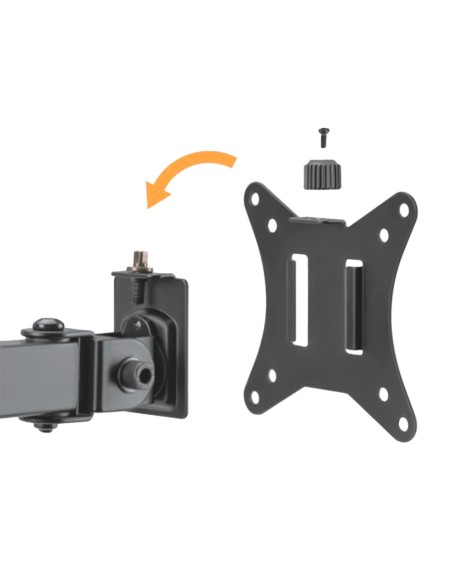 OEM LDT66-T024 braço para dois monitores - instalação na tabela - peso suportado 9 kg / braço