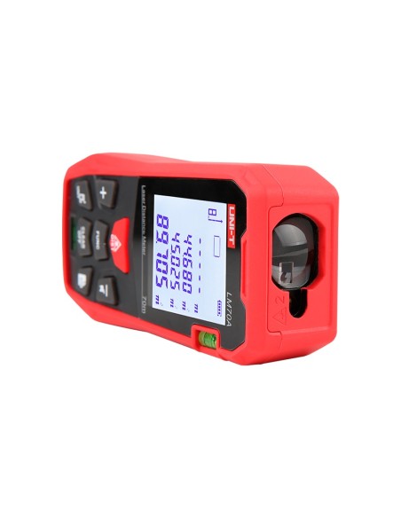 Comprar UNI-T LM100A Medidor láser de distancia - Rango de hasta 100 m con precisión milimétrica - Medición de longitud, área, v