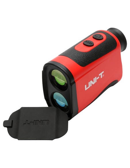 Comprar UNI-TREND LM1500 Medidor láser - Diseño antideslizante y silencioso - Diámetro de la lente de 24mm - Telescopio zoom ópt
