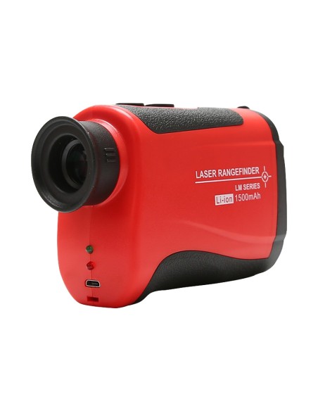 Uni-tendência LM600 Laser Meter - Anti-Slip e Design Silencioso - Diâmetro 24mm - Telescópio Zoom óptico 6X - 
