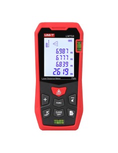 Comprar UNI-TREND LM70A Medidor láser de distancia - Rango de hasta 70 m con precisión milimétrica - Medición de longitud, área,