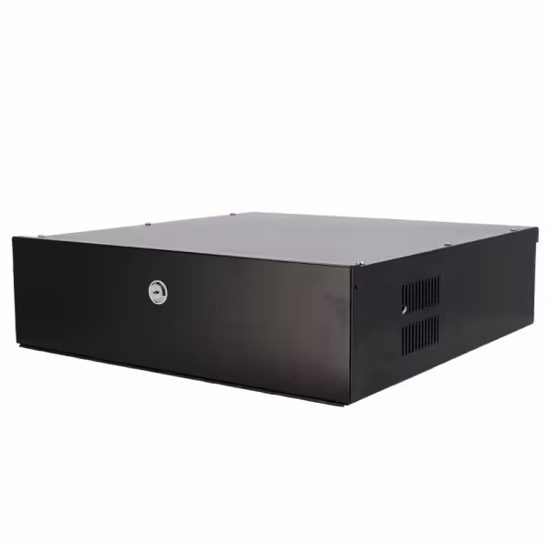 Acheter OEM LOCKBOX-2U Coffret métallique fermé pour DVR - Spécifique pour CCTV - Pour enregistreurs jusqu’à 2U rack - Serrure d