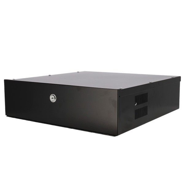 Comprar OEM LOCKBOX-2U Caja metálica cerrada para DVR - Específico para CCTV - Para grabadores de hasta 2U rack - Cerradura de l