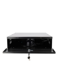 Comprar OEM LOCKBOX-2U Caja metálica cerrada para DVR - Específico para CCTV - Para grabadores de hasta 2U rack - Cerradura de l 2