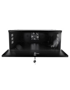Caixa de metal fechada do OEM Lockbox-4u para DVR - específica para CCTV - para até 4U gravadores de rack - came lock - ve 2