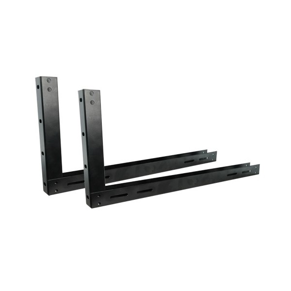 Suporte de parede de Lockbox-BR de OEM - para Lockbox-4U - 2 unidades Tipo quadrado - Âncora ajustável - Material metálico - Cor