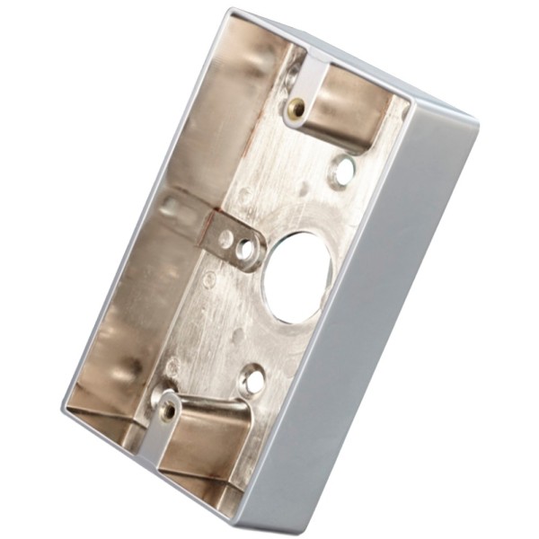 Comprar YLI MBB-811D-M Caja para pulsador - Compatible con ISK-841D - Instalación de superficie - Fabricado en aleación de zinc 