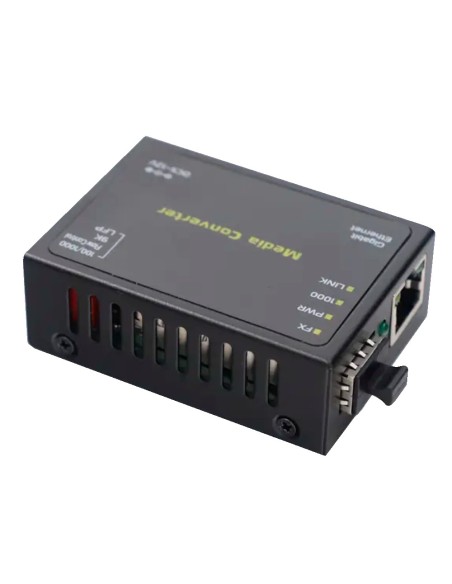 OEM MC-1GE-SFP-Mini Converter - 1x Ethernet RJ45 - 1x SFP - Gigabit - 10/100/1000 Base-TX - Tamanho Ultra Compact