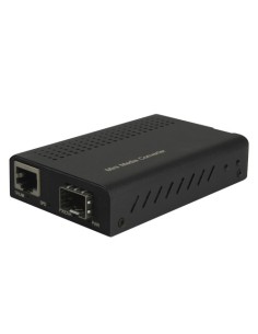 OEM MC-1GF-1GE Media Converter - 1x Ethernet RJ45 - 1x SFP - Gigabit - 10/100/1000 Base-TX - Tamanho reduzido