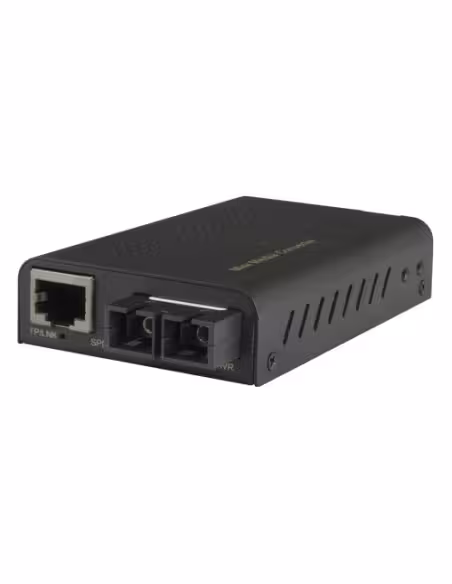 Comprar OEM MC-SC45-DM805 Conversor de medios Gigabit con 1x RJ45 y 1x SC - Conectividad óptica mediante puerto SC duplex - Enla