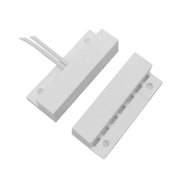 OEM MC-SWPC-M1 Contato magnético - Adequado para instalação na tecnologia de madeira - Sistema de conexão de 2 fios - Resistenci
