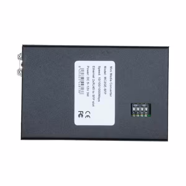 Kaufen Sie MC2GE-SFP OEM-Medienkonverter – 2x Ethernet RJ45 – 1x SFP – Gigabit – 10/100/1000 Base-TX – Kompaktgröße