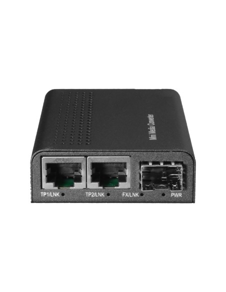 Comprar OEM MC2GE-SFP Conversor de medios - 2x Ethernet RJ45 - 1x SFP - Gigabit - 10/100/1000 Base-TX - Tamaño reducido MC2GE-SF
