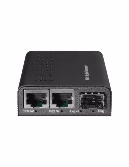 Kaufen Sie MC2GE-SFP OEM-Medienkonverter – 2x Ethernet RJ45 – 1x SFP – Gigabit – 10/100/1000 Base-TX – Kompaktgröße