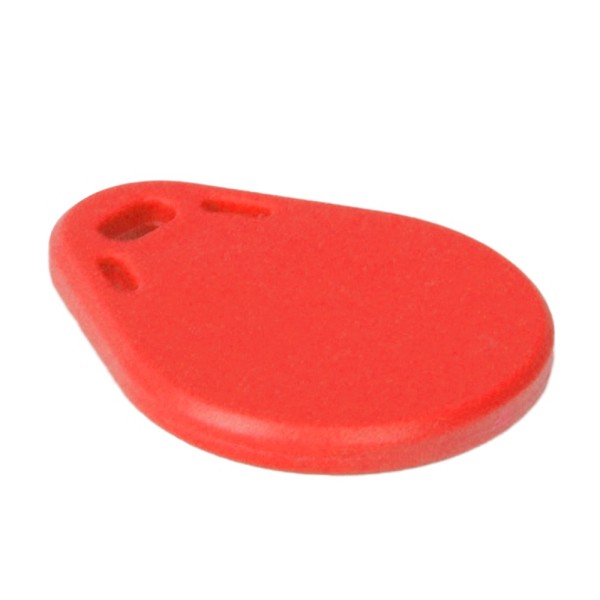Kaufen Sie CARDCUBE MF-TAG-R nummerierter Proximity-TAG-Schlüsselanhänger – ID per Radiofrequenz – passives MF | Farbe Rot – Hoc