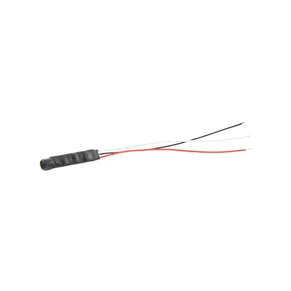Kaufen SAFIRE MIC02 Externes Mikrofon – Anschluss über Kabelklemmen – Power + (Rot), Power (Schwarz) – Audio (Weiß) – Stromverso