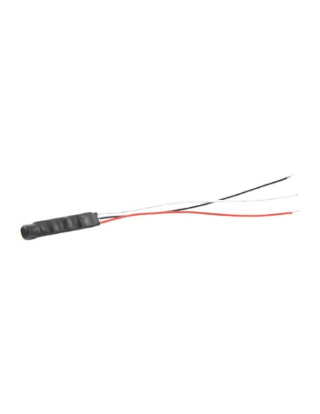 Kaufen SAFIRE MIC02 Externes Mikrofon – Anschluss über Kabelklemmen – Power + (Rot), Power (Schwarz) – Audio (Weiß) – Stromverso