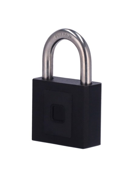 Blanca-padlock-FBT-PRO-PADLO Bluetooth Inlaclight - Abertura por pegadas e app - Capacidade 15 pegadas - Diâmetro