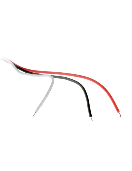 Safire Mic02 Microfone Externo - Conector no Terminal de Cabo - Power + (Vermelho), Potência (Preto) - Áudio (branco) - Alimento