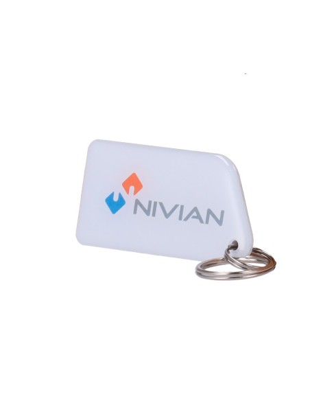 Cardcube NV-Tag-Dual Keychain Proximidade Tag - ID de radiofrequência - EM e MF Passivo | Resina epóxi brilhante - Frequência 1