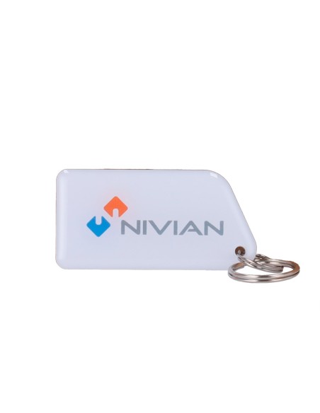 Cardcube NV-Tag-Dual Keychain Proximidade Tag - ID de radiofrequência - EM e MF Passivo | Resina epóxi brilhante - Frequência 1