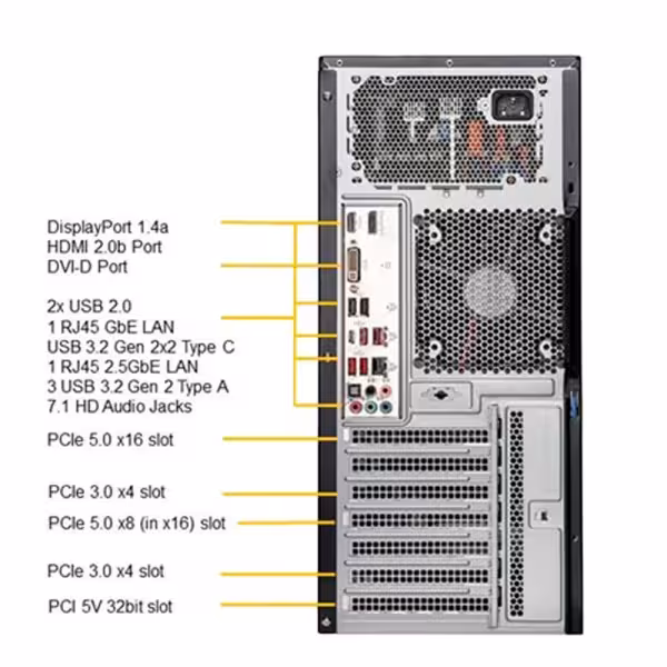 Kaufen NETWORK OPTIX NX-CLIENT2-PRO Workstation NX Witness – Betriebssystem Windows 11 Professional 64-Bit – Prozessor Intel® Co