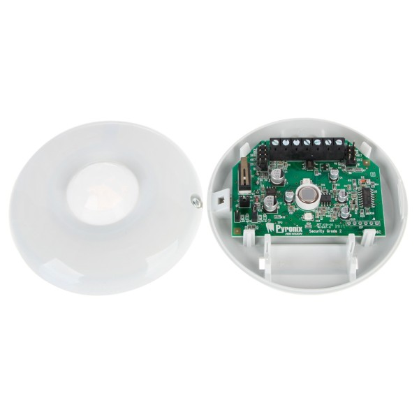 Acheter PYRONIX OCTOPUSDQ Détecteur PIR de plafond filaire - 1 capteur infrarouge double - Portée de détection 12 m / 360° - Rés