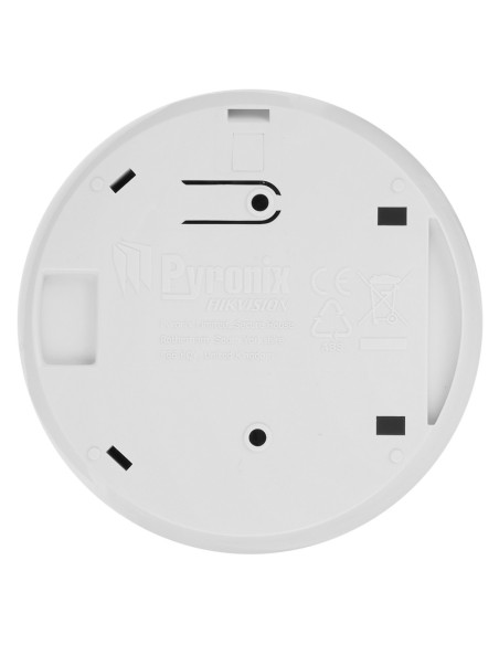 Pyronix OctopusDQ Detector PIR para fiação do teto - 1 sensor infravermelho duplo - Faixa de detecção 12 m / 360º - Resistência 