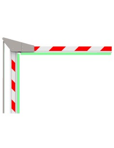 Ankuai Pb-boom707-dobrável-3M-LED Braço de barreira para estacionamento - Compatível com PB-Parkbarrier-Ultra707 - braço acoded 